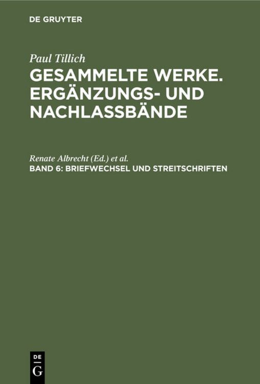 Produktbild: Briefwechsel und Streitschriften