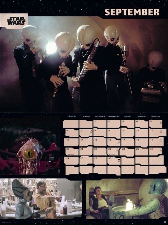 Produktbild: Star Wars Broschur XL Kalender 2027