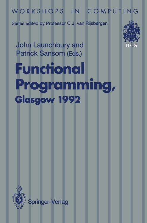Produktbild: Functional Programming, Glasgow 1992