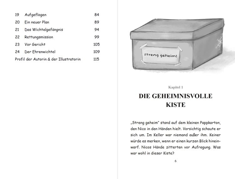 Produktbild: Wichtel-Adventskalender-Buch | Eine magische Wichtelgeschichte f&uuml;r Kinder von 4 bis 10 Jahren | Nico und Flocke im Land der Wichtel | Zum Vorlesen & Selbstlesen im Advent | F&uuml;r Erstleser