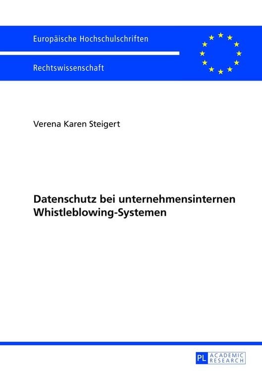 Produktbild: Datenschutz bei unternehmensinternen Whistleblowing-Systemen