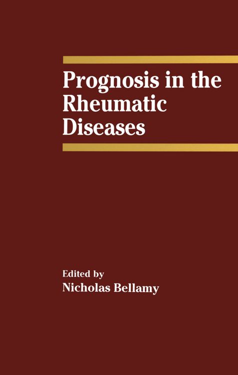 Produktbild: Prognosis in the Rheumatic Diseases