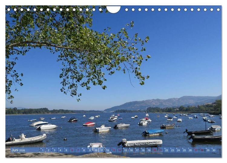 Produktbild: Von Porto nach Santiago de Compostela (Wandkalender 2026 DIN A4 quer), CALVENDO Monatskalender
