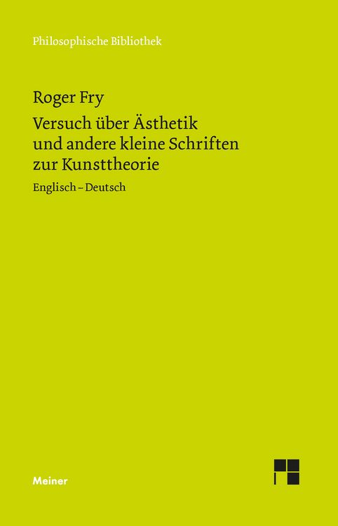 Produktbild: Versuch &uuml;ber &Auml;sthetik und andere kleine Schriften zur Kunsttheorie