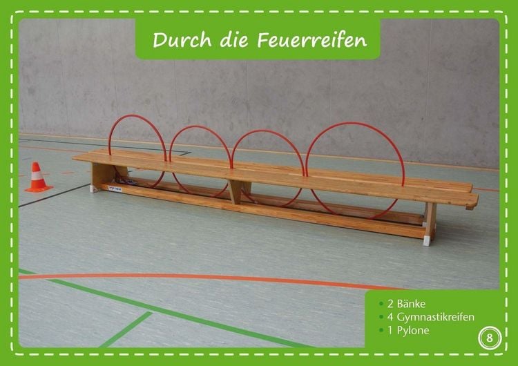 Produktbild: Stationen-Fotokarten f&uuml;r den Sportunterricht &ndash; Klasse 1/2