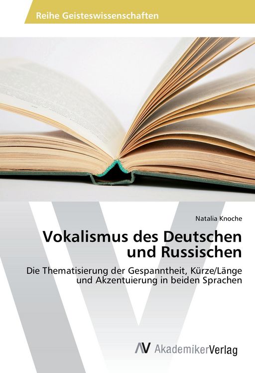 Produktbild: Vokalismus des Deutschen und Russischen