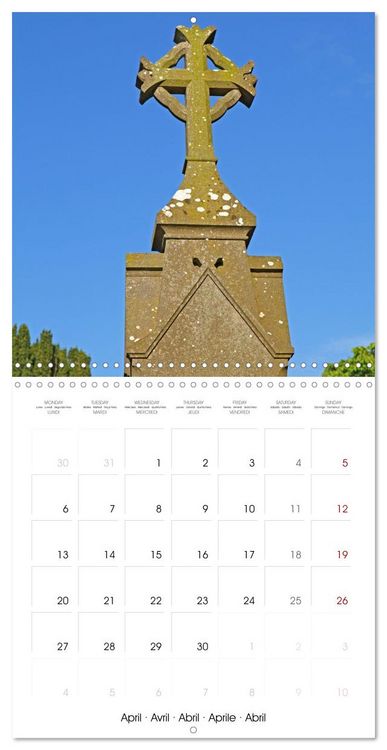 Produktbild: Celtic Crosses in Ireland (Wall Calendar 2026 12 &times; 12 Inch) CALVENDO 12 Month Wall Calendar