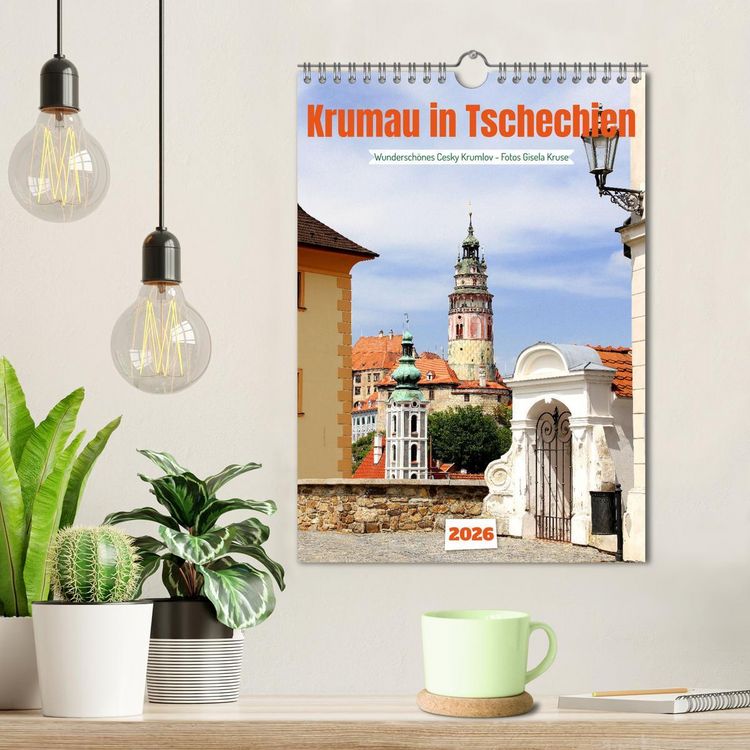 Produktbild: Krumau in Tschechien - Wundersch&ouml;nes Cesky Krumlov (Wandkalender 2026 DIN A4 hoch), CALVENDO Monatskalender