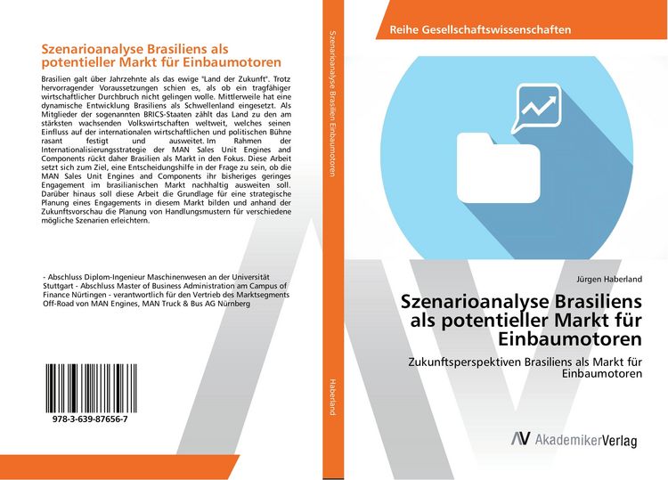 Produktbild: Szenarioanalyse Brasiliens als potentieller Markt f&uuml;r Einbaumotoren