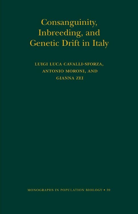 Produktbild: Consanguinity, Inbreeding, and Genetic Drift in Italy