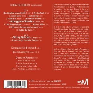 Produktbild: Schubert: String Quintet - Arpeggione Sonata - Lie
