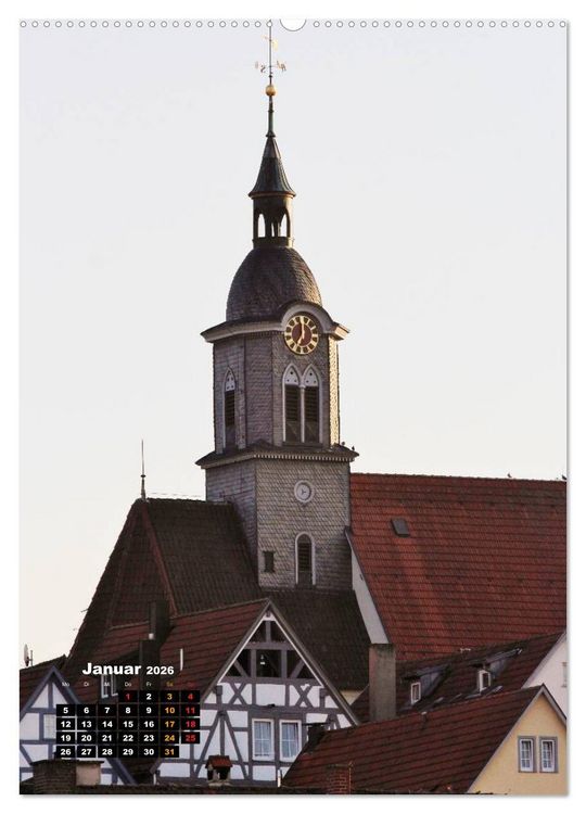 Produktbild: Marbach am Neckar (Wandkalender 2026 DIN A2 hoch), CALVENDO Monatskalender