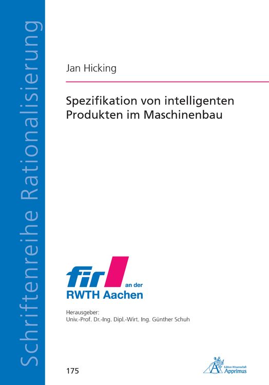 Produktbild: Spezifikation von intelligenten Produkten im Maschinenbau