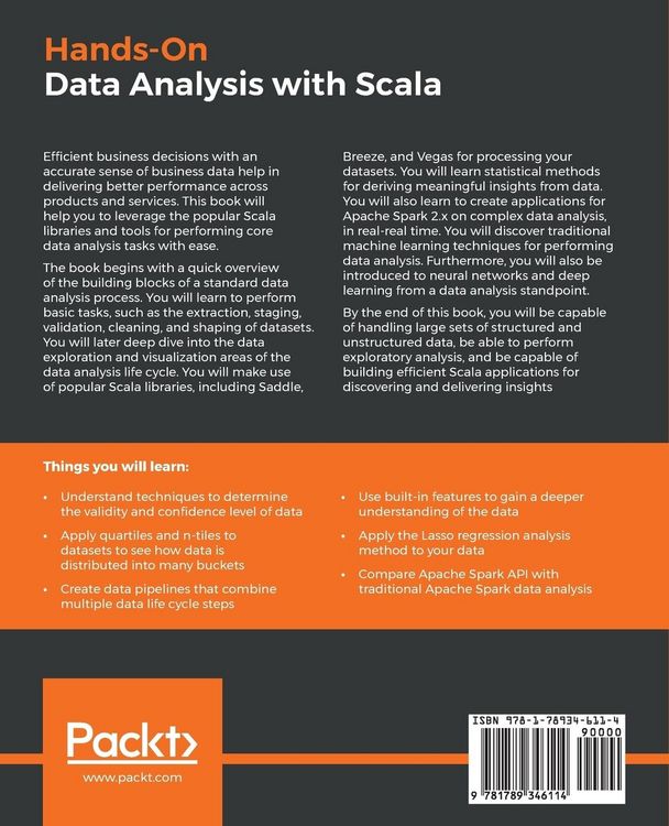 Produktbild: Hands-On Data Analysis with Scala