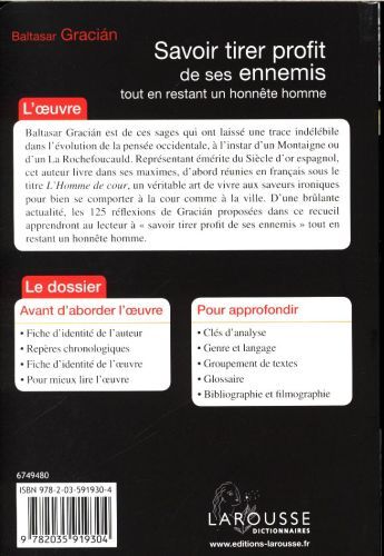 Produktbild: Savoir tirer profit de ses ennemis tout en restant un honn&ecirc;te homme