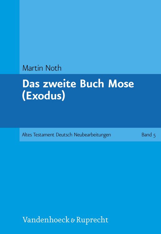 Produktbild: Das zweite Buch Mose (Exodus)