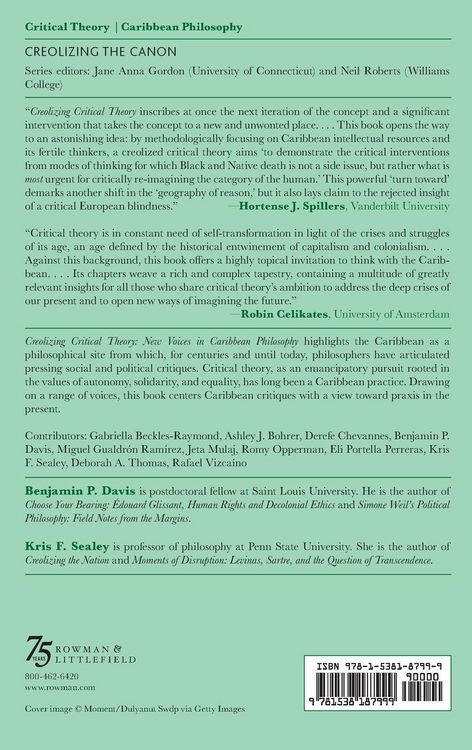 Produktbild: Creolizing Critical Theory
