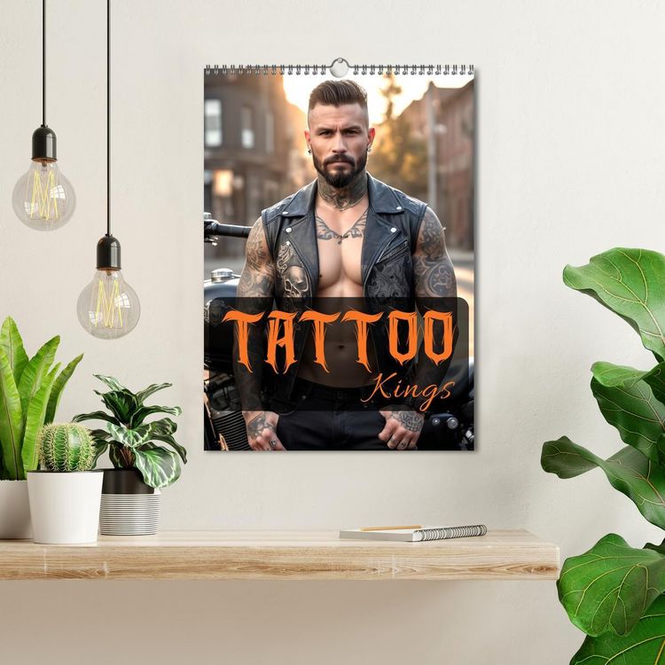 Produktbild: Tattoo Kings (Wandkalender 2026 DIN A3 hoch), CALVENDO Monatskalender