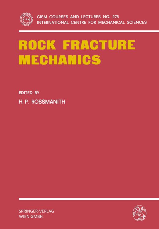 Produktbild: Rock Fracture Mechanics