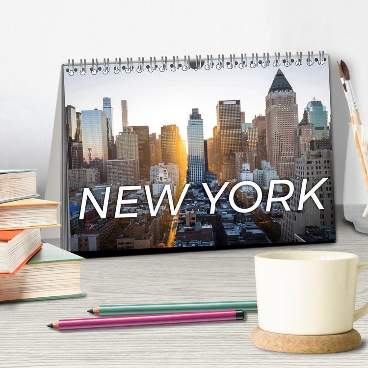 Produktbild: Traumstadt New York (Tischkalender 2026 DIN A5 quer), CALVENDO Monatskalender