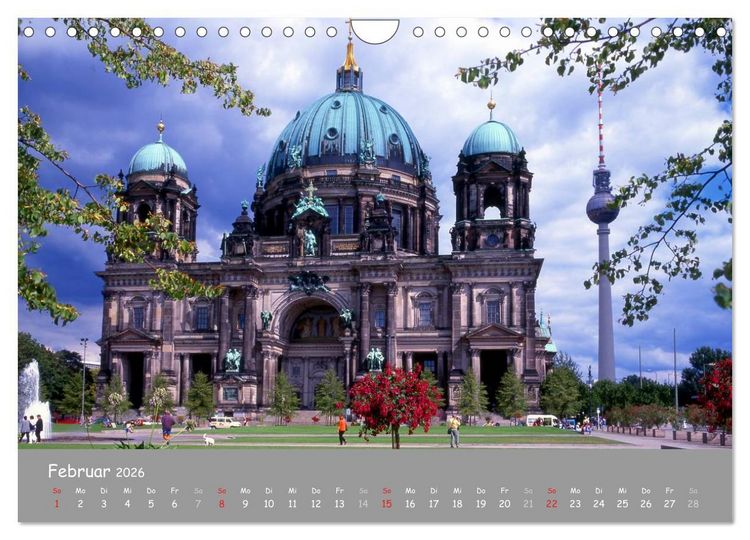 Produktbild: Weltstadt Berlin (Wandkalender 2026 DIN A4 quer), CALVENDO Monatskalender