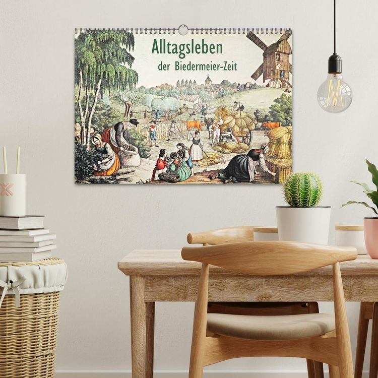 Produktbild: Alltagsleben der Biedermeier-Zeit (Wandkalender 2026 DIN A3 quer), CALVENDO Monatskalender