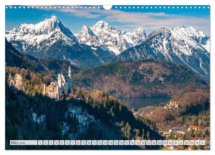 Produktbild: Bayerisches Alpenparadies (Wandkalender 2026 DIN A3 quer), CALVENDO Monatskalender