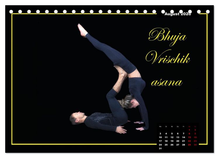 Produktbild: Yoga - Asana (Tischkalender 2026 DIN A5 quer), CALVENDO Monatskalender