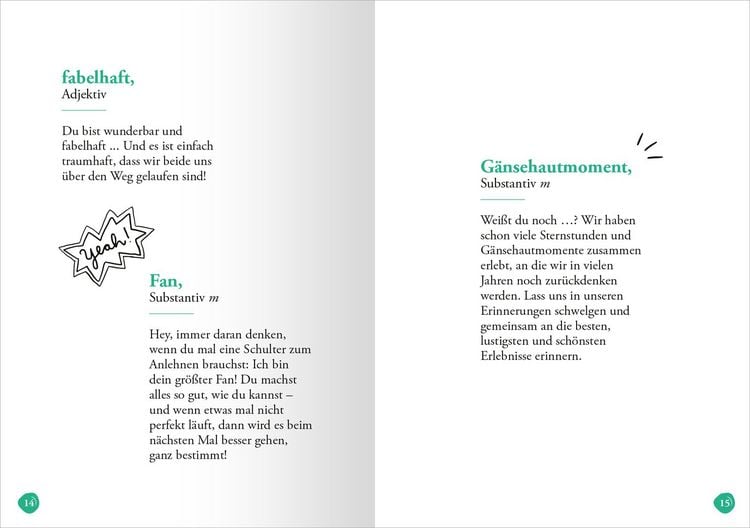 Produktbild: Lieblingsmensch (Substantiv, m)