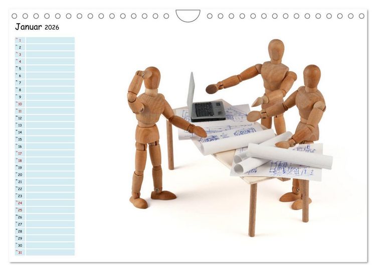 Produktbild: Und wieder ist es Montag... (Wandkalender 2026 DIN A4 quer), CALVENDO Monatskalender