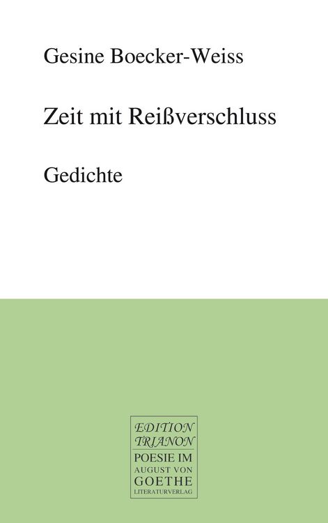 Produktbild: Zeit mit Rei&szlig;verschluss