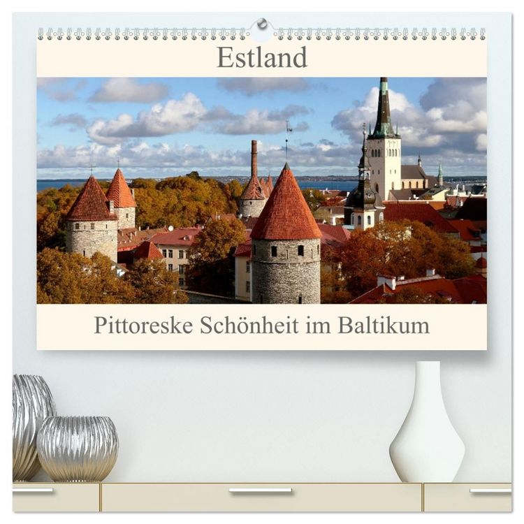 Produktbild: Estland - Pittoreske Sch&ouml;nheit im Baltikum (hochwertiger Premium Wandkalender 2027 DIN A2 quer), Kunstdruck in Hochglanz