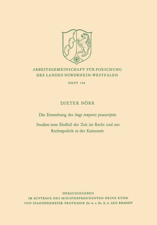 Produktbild: Die Entstehung der longi temporis praescriptio