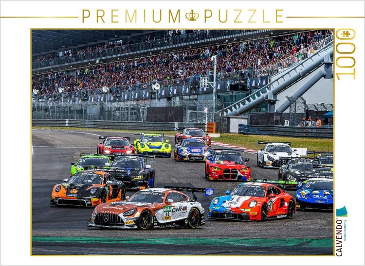 Produktbild: CALVENDO Puzzle Starterfeld beim ADAC GT Masters | 1000 Teile Lege-Gr&ouml;&szlig;e 64x48cm Foto-Puzzle f&uuml;r gl&uuml;ckliche Stunden