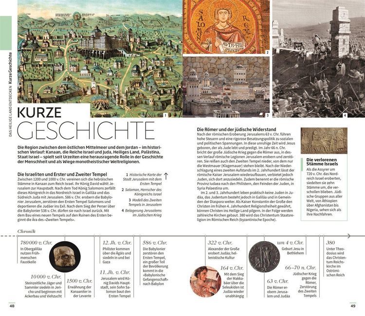 Produktbild: Vis-&agrave;-Vis Reisef&uuml;hrer Jerusalem, Israel, Westjordanland & Petra