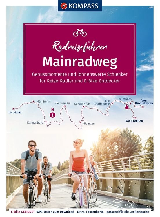 Produktbild: KOMPASS Radreisef&uuml;hrer Mainradweg