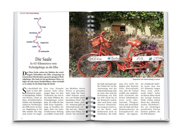 Produktbild: KOMPASS Radreisef&uuml;hrer Saaleradweg