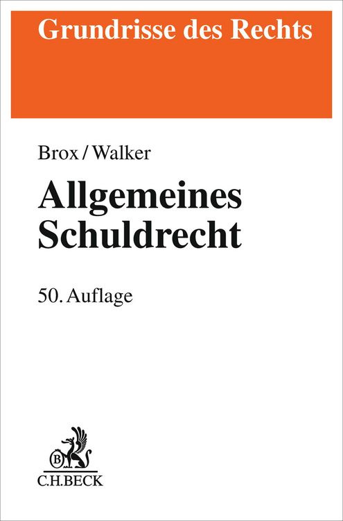 Produktbild: Allgemeines Schuldrecht