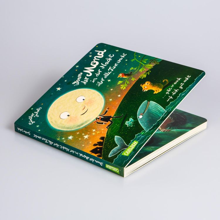 Produktbild: Wenn der Mond in der Nacht &uuml;ber alle Tiere wacht ... gibt er auch auf dich gut acht