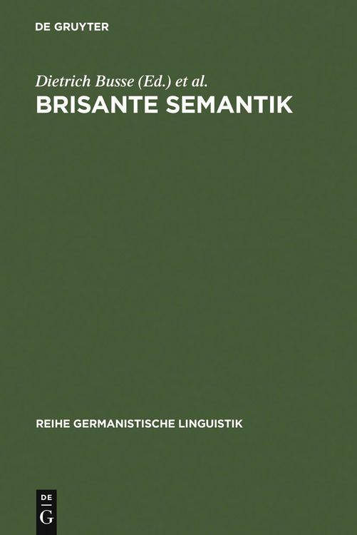 Produktbild: Brisante Semantik