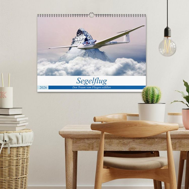 Produktbild: Segelflug - Den Traum vom Fliegen erf&uuml;llen (Wandkalender 2026 DIN A3 quer), CALVENDO Monatskalender
