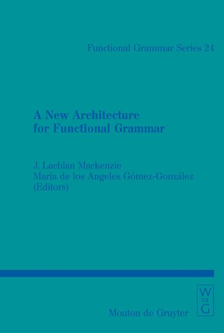 Produktbild: A New Architecture for Functional Grammar