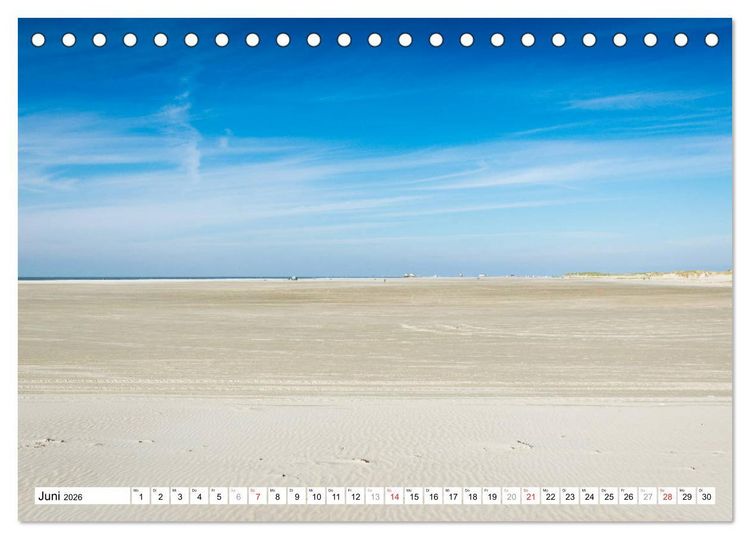 Produktbild: Eiderstedt - Willkommen am Watt (Tischkalender 2026 DIN A5 quer), CALVENDO Monatskalender
