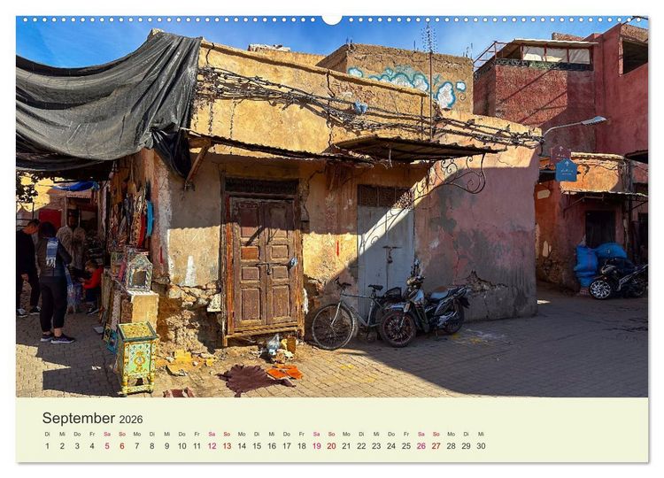 Produktbild: Marrakesch Eine Stadt aus 1001 Nacht (Wandkalender 2026 DIN A2 quer), CALVENDO Monatskalender