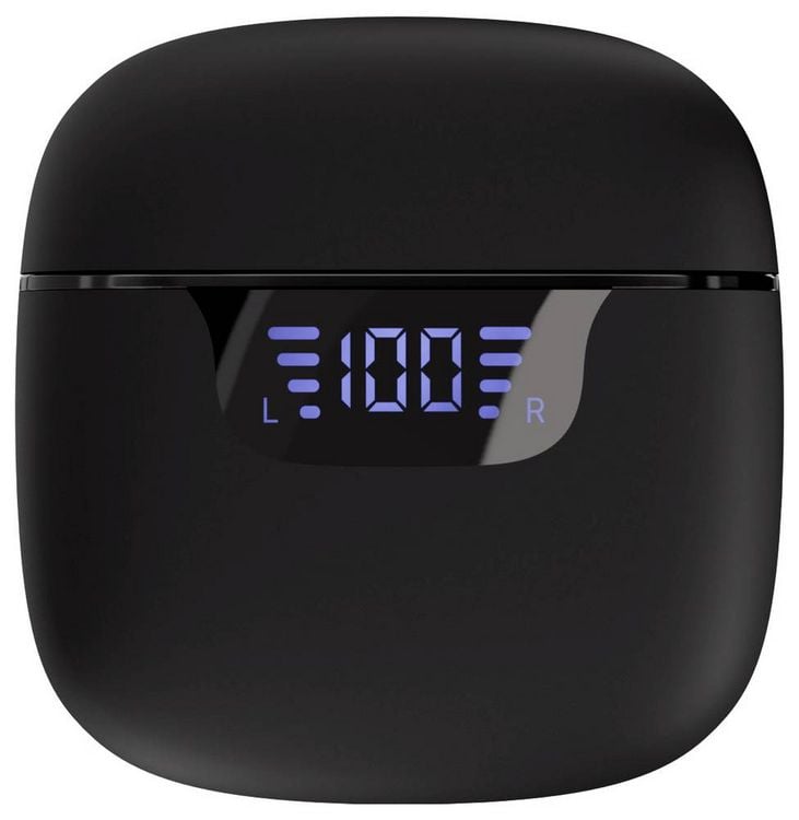 Produktbild: Vivanco UNION PAIR BK In Ear Kopfhörer Bluetooth®, Kabellos Stereo Schwarz Batterieladeanzeige, Ladecase