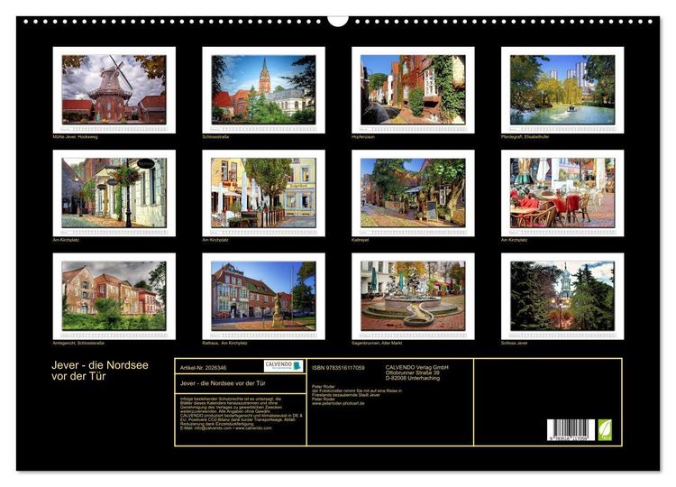 Produktbild: Jever - die Nordsee vor der T&uuml;r (Wandkalender 2026 DIN A2 quer), CALVENDO Monatskalender