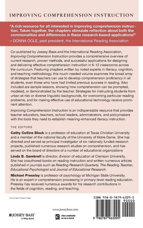 Produktbild: Improving Comprehension Instruction