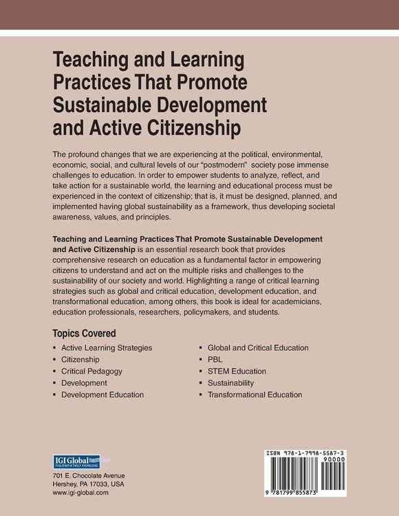 Produktbild: Teaching and Learning Practices That Promote Sustainable Development and Active Citizenship