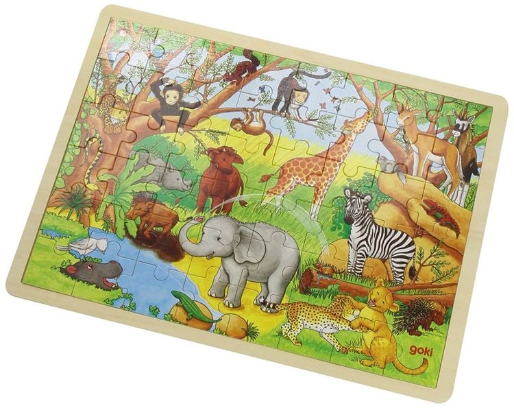 Produktbild: Goki 57892 - Einlegepuzzle Afrika