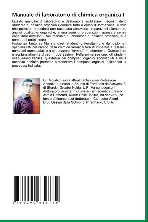 Produktbild: Manuale di laboratorio di chimica organica I